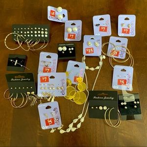 Large Earring Lot